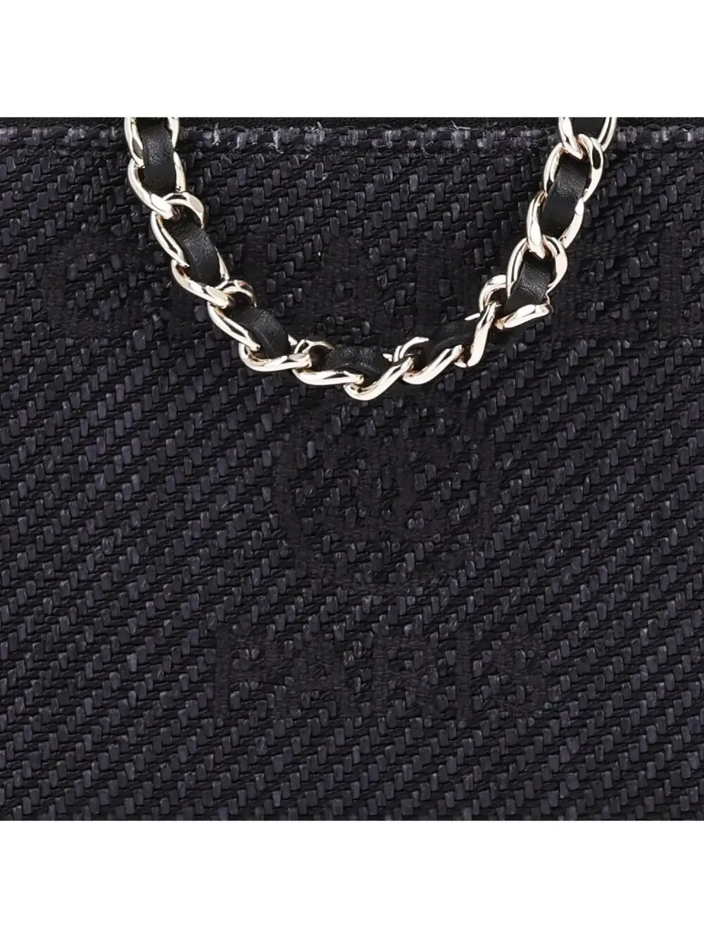 Chanel Lurex Straw Small Deauville #335621C13B